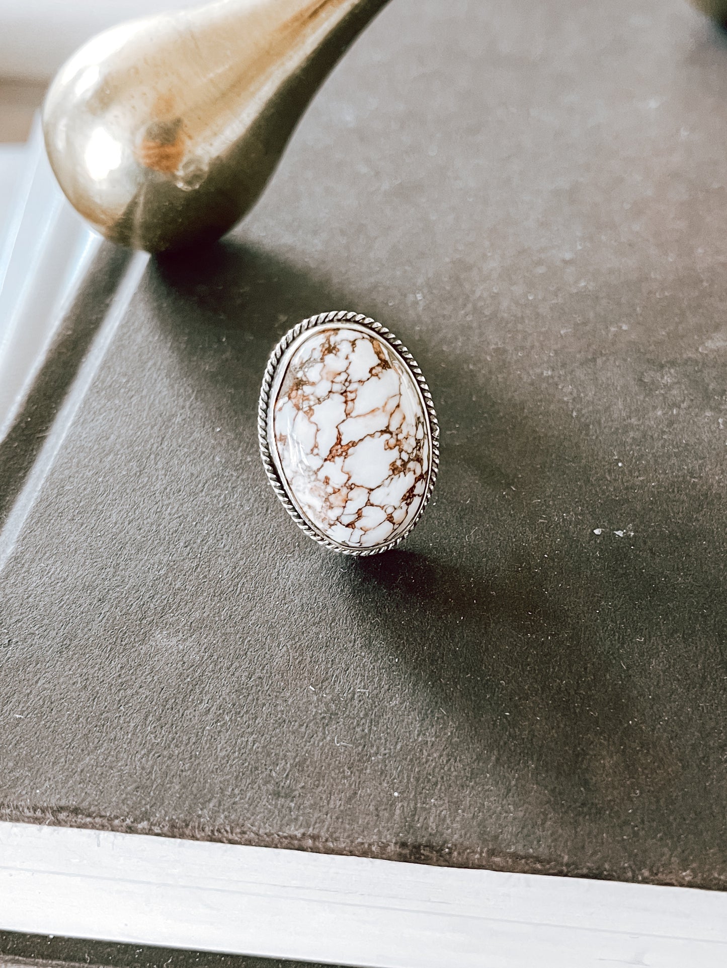 Wild Horse Jasper Sterling Silver Ring