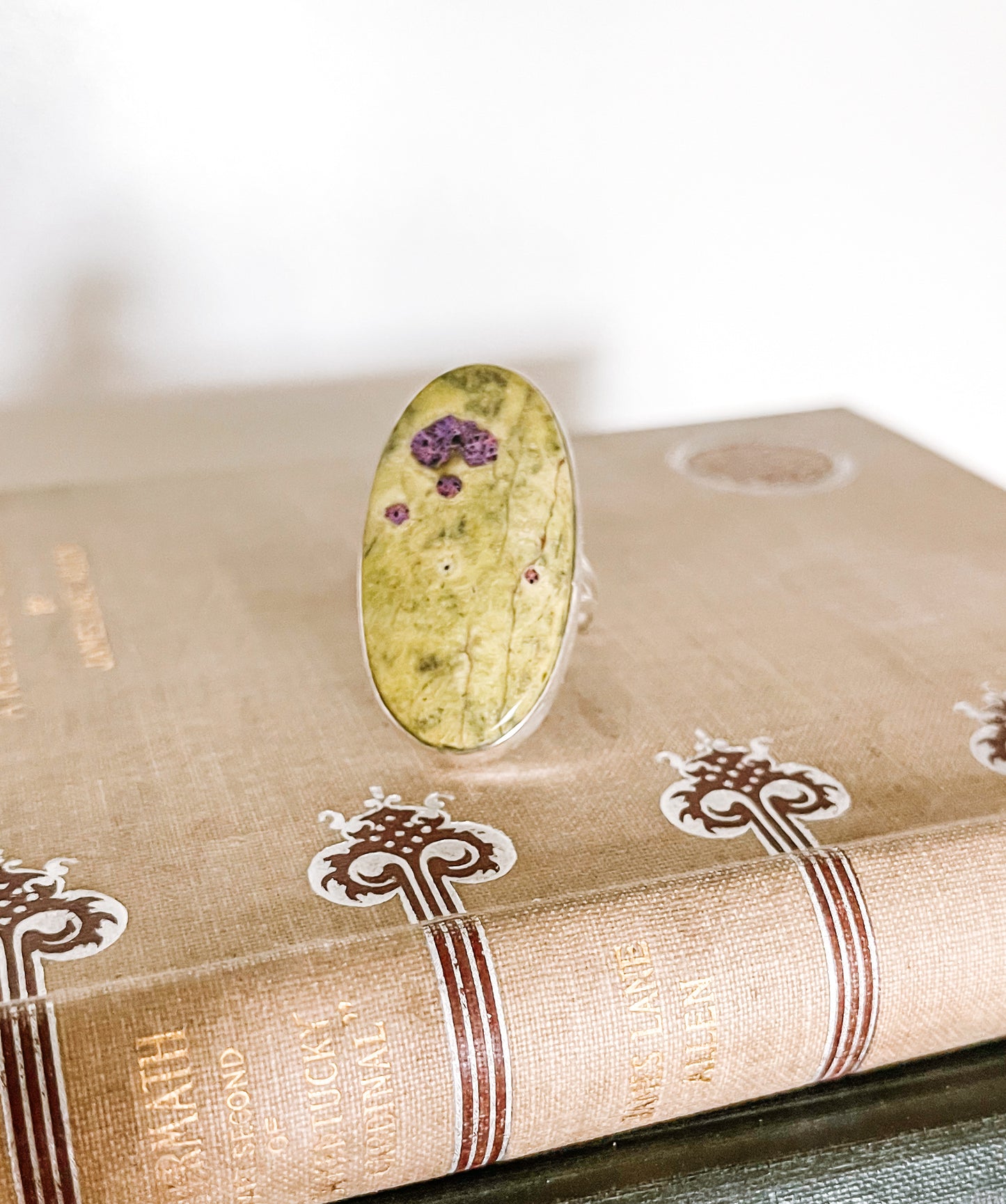 Stitchtite Gemstone Sterling Silver Ring