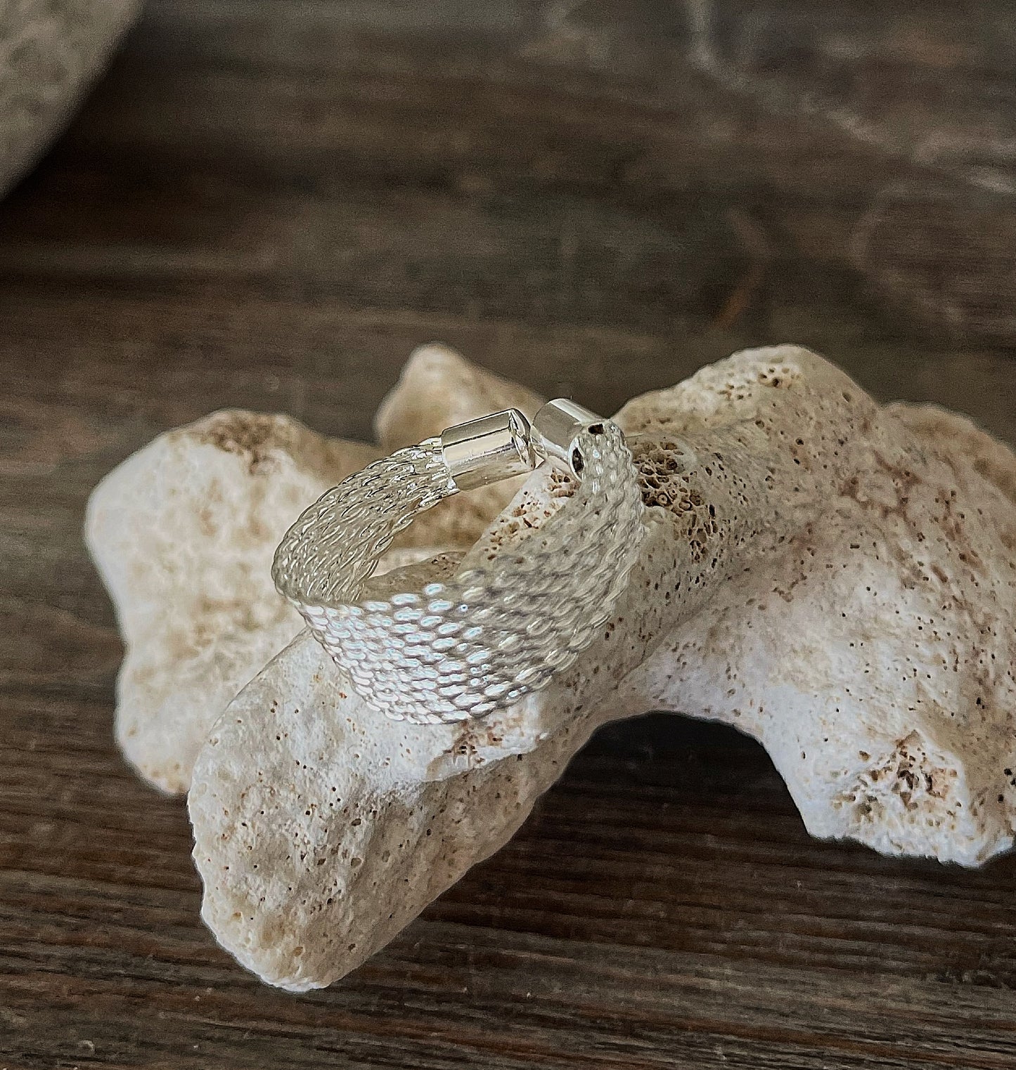 Silver Rope Adjustable Ring