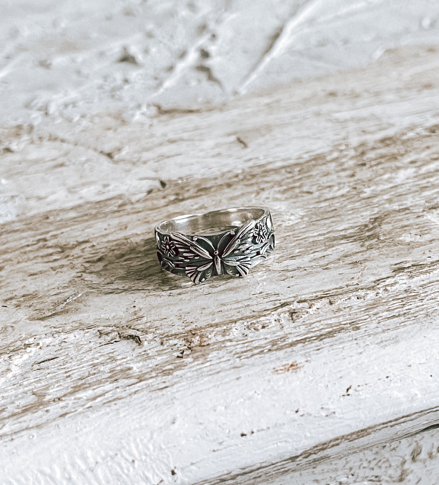 Butterfly Sterling Silver Ring