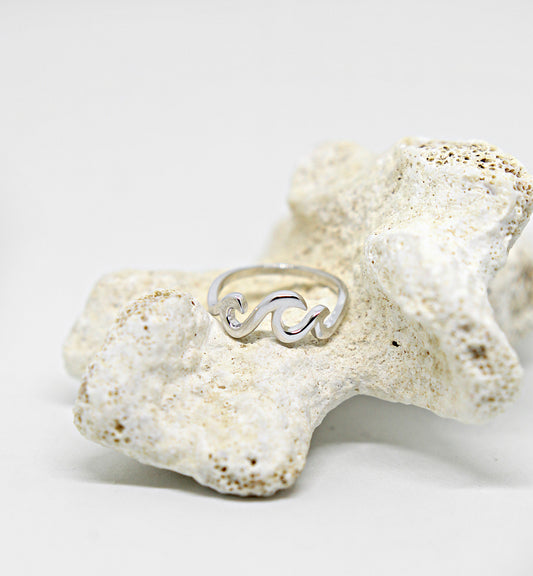 Sterling Silver 3 Waves Ring