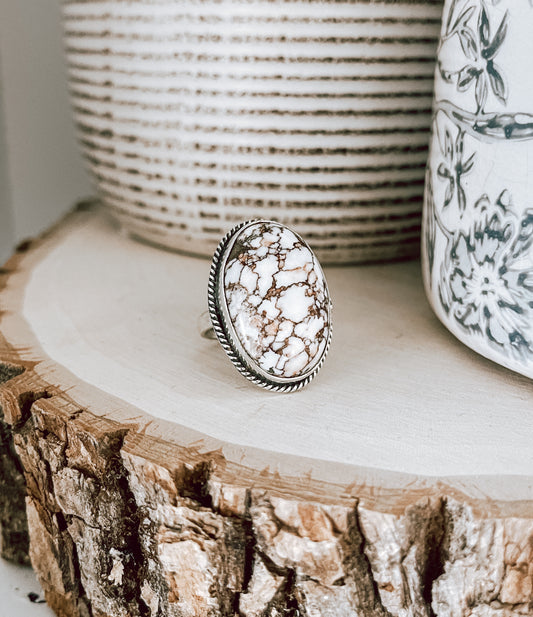 Wild Horse Jasper Sterling Silver Ring