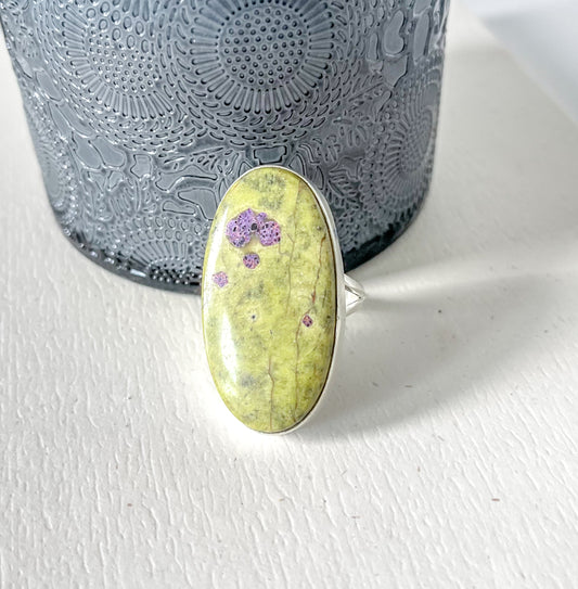 Stitchtite Gemstone Sterling Silver Ring