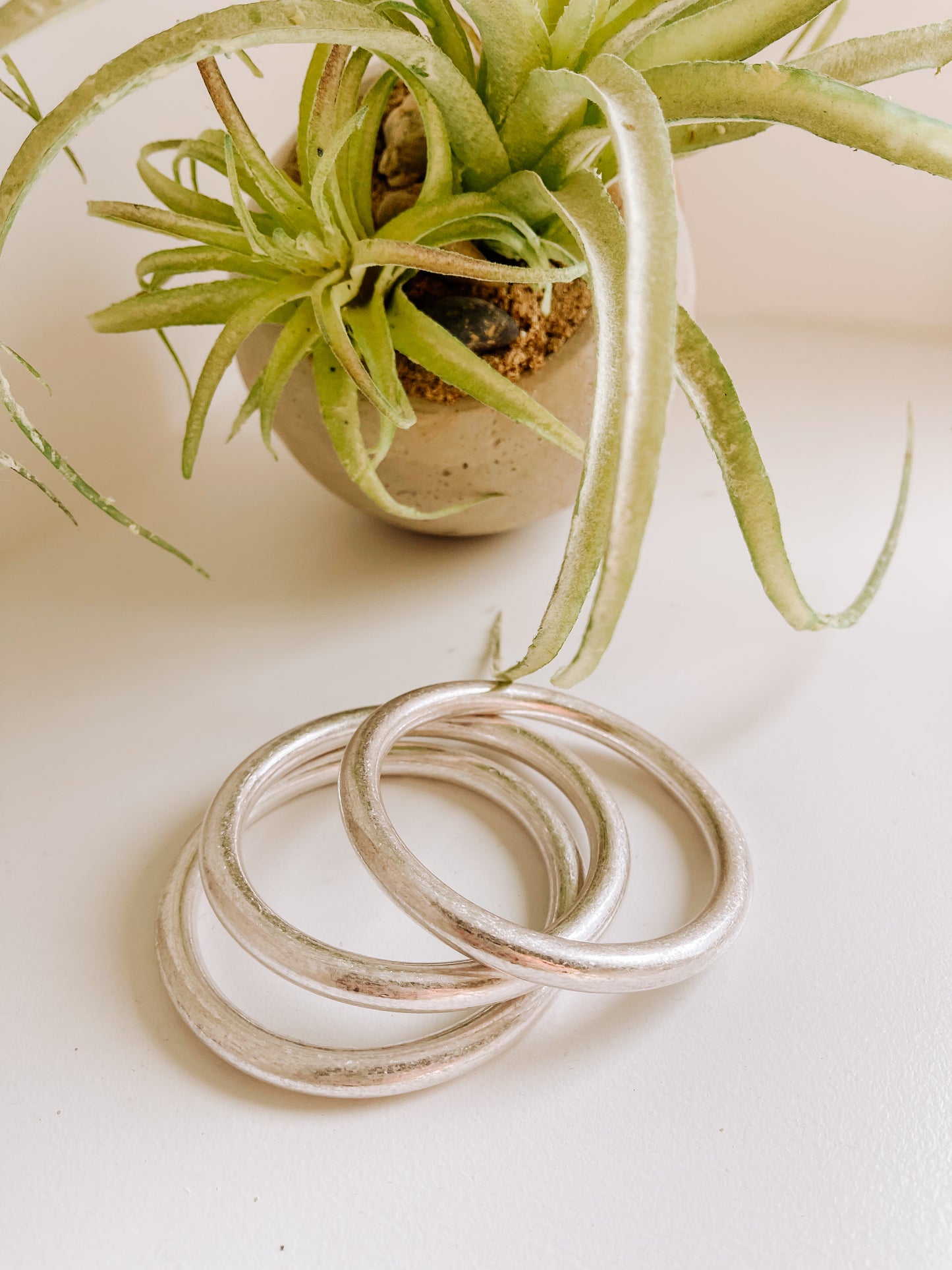 Silver Bangle Set of 3