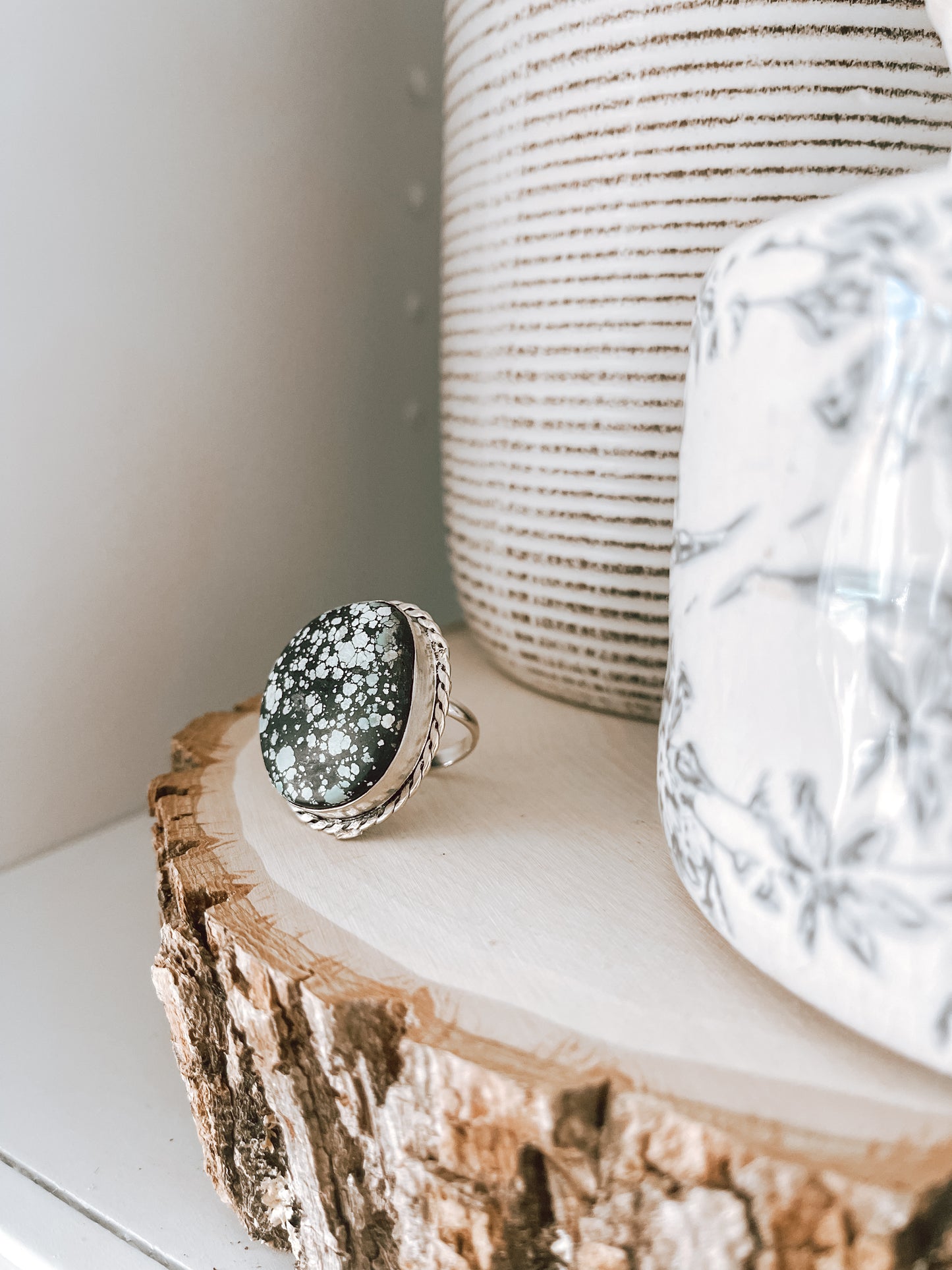 Tibetan Turquoise - Adjustable Ring