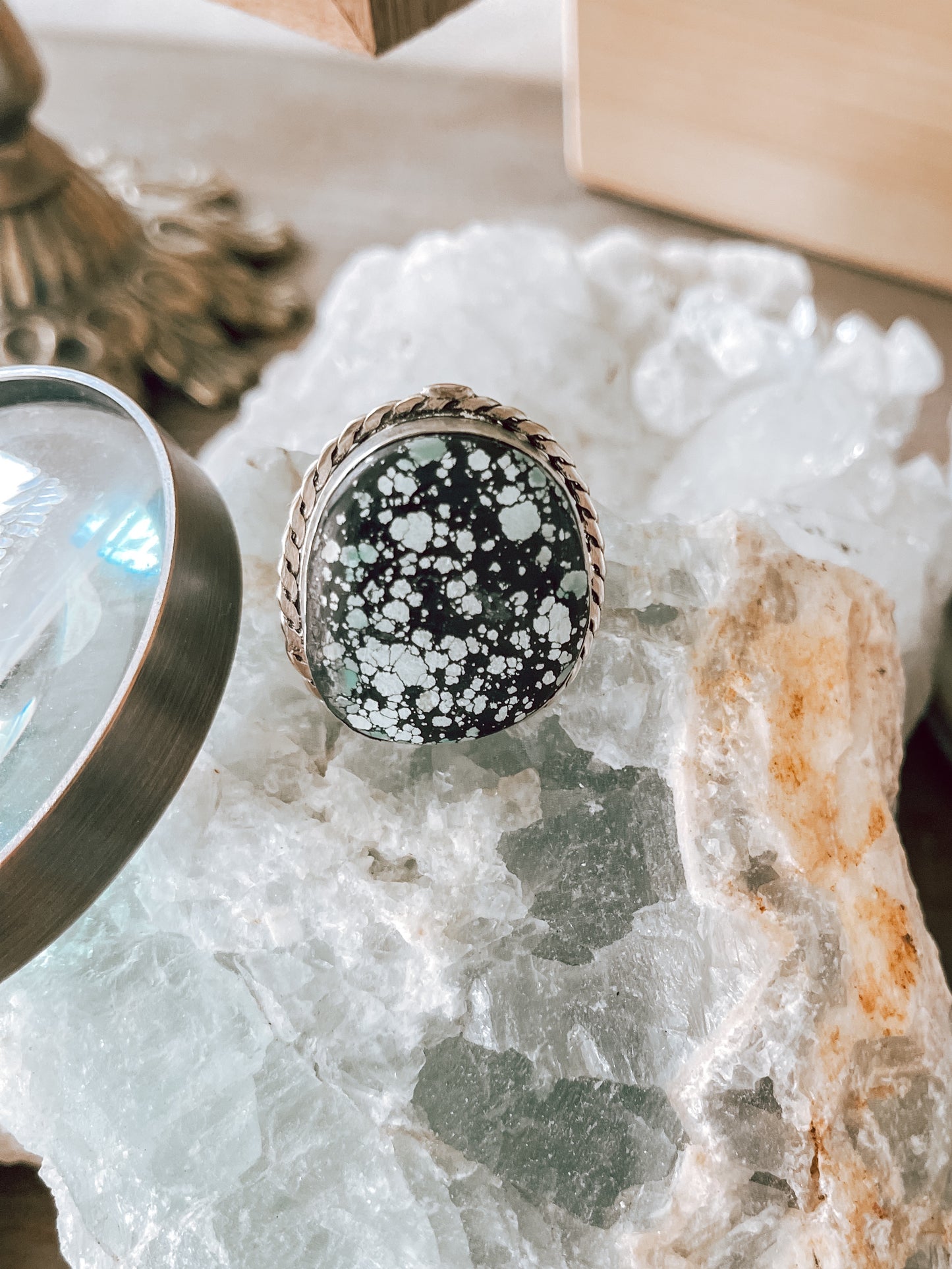 Tibetan Turquoise - Adjustable Ring