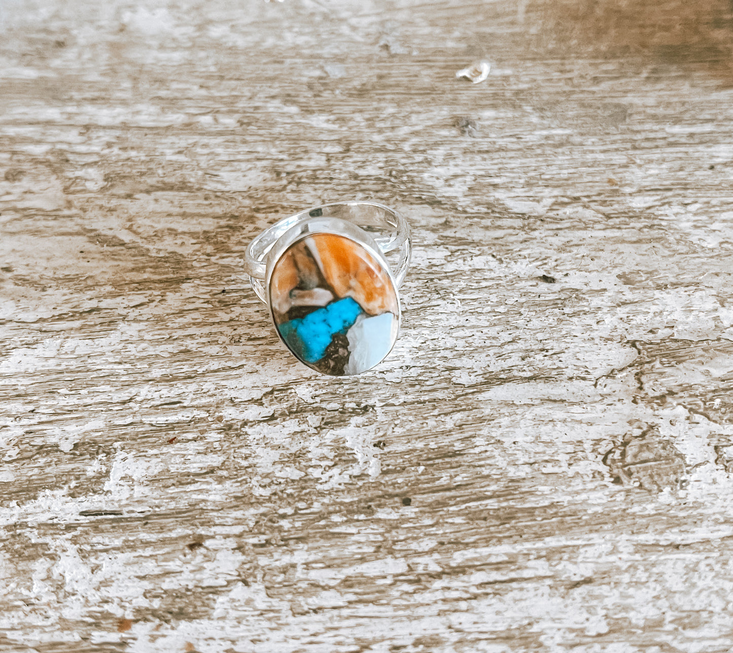 Spiny Oyster Sterling Silver Ring