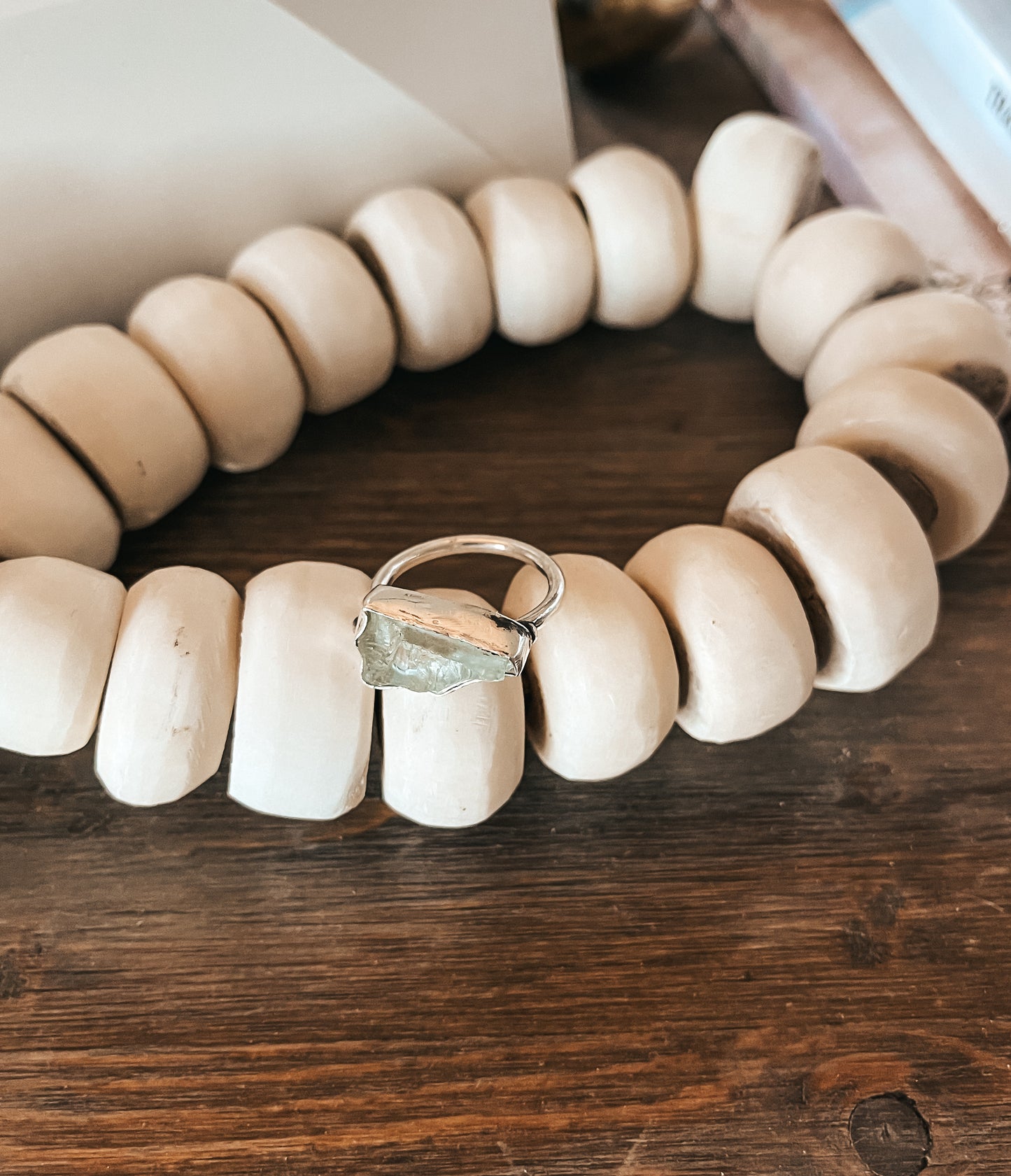 Sterling Silver Aquamarine Ring