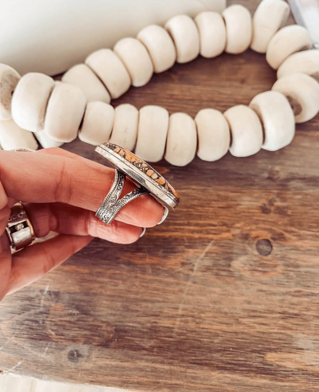 Sterling Silver Jasper Ring