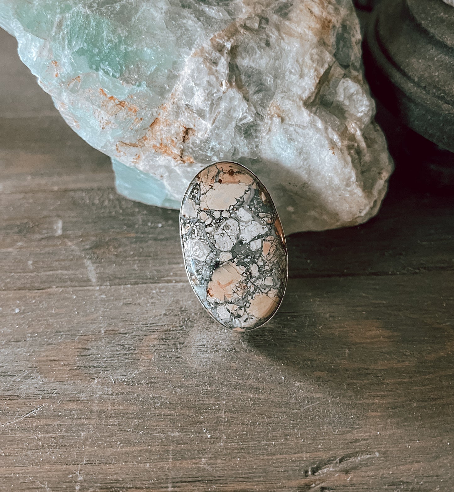 Sterling Silver Jasper Ring