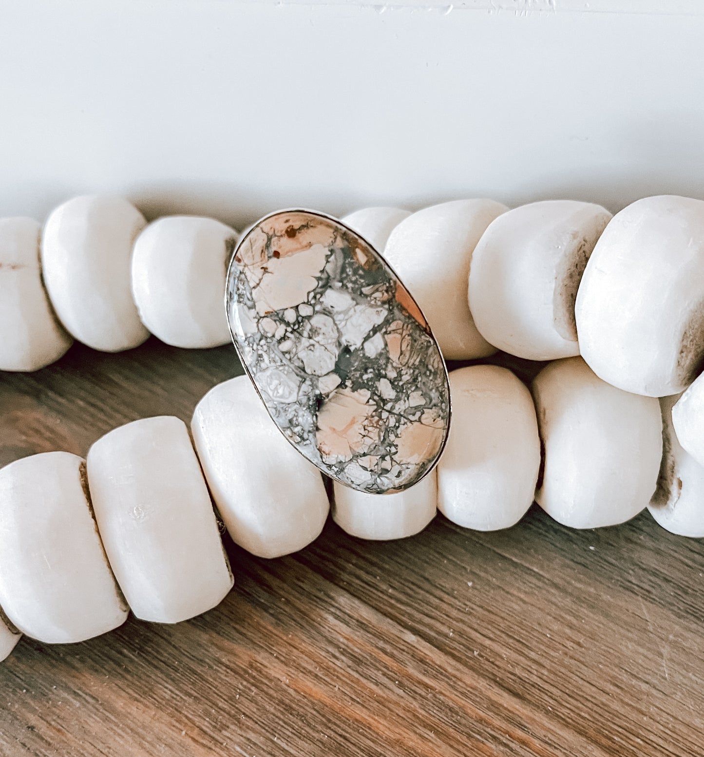 Sterling Silver Jasper Ring