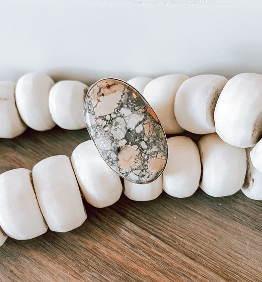 Sterling Silver Jasper Ring