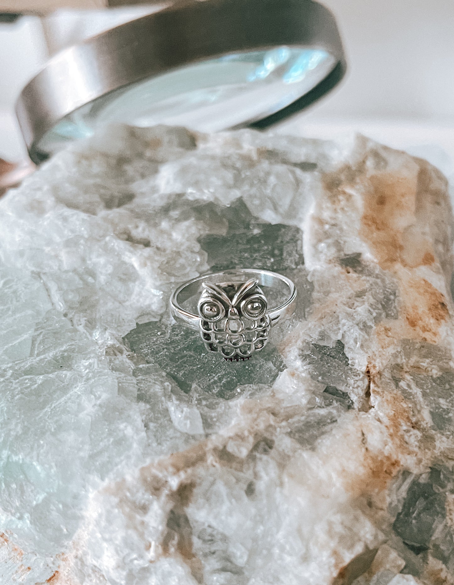 Sterling Silver Owl Ring