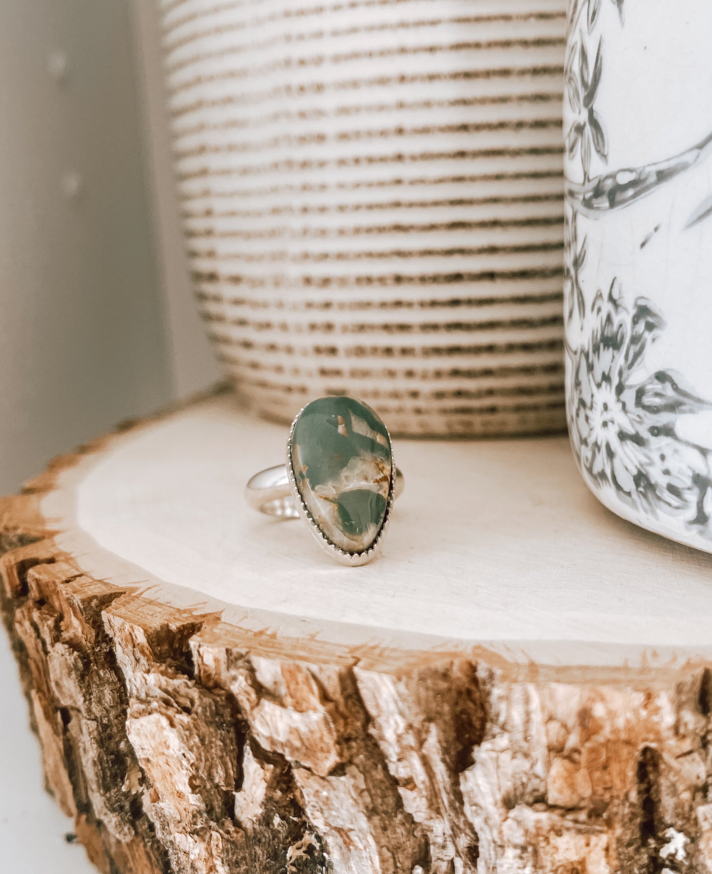 Handmade Sterling Silver Gemstone Ring