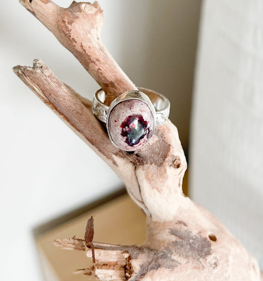 Handmade - Mexican Opal Sterling Silver Ring