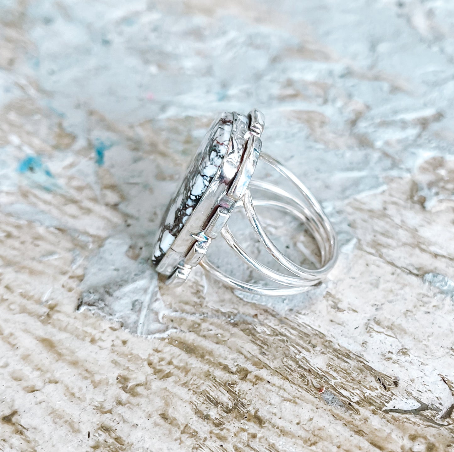 Wild Horse Jasper Sterling Silver Ring