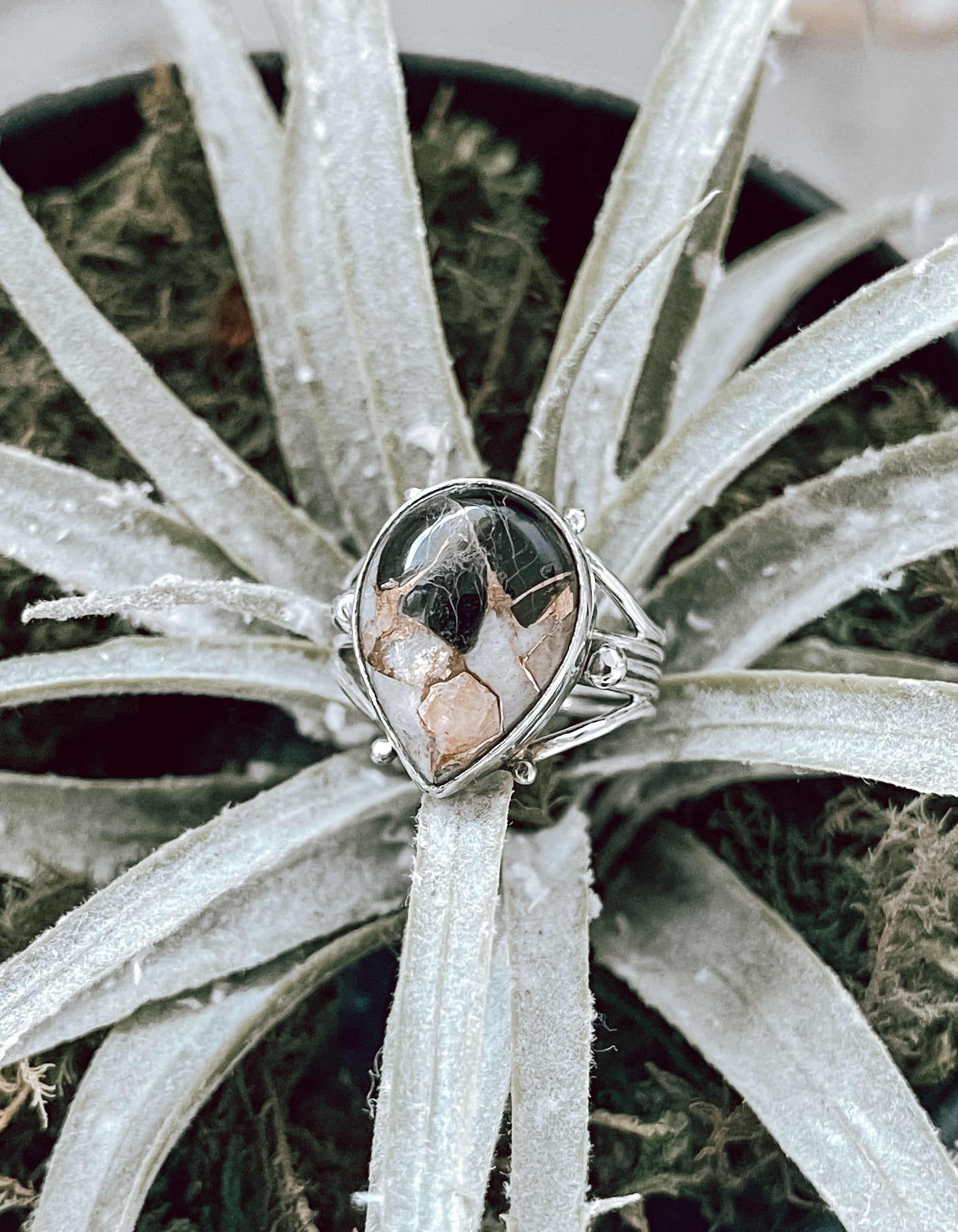 Buffalo Jasper Sterling Silver Ring