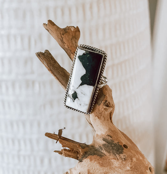 Buffalo Jasper Sterling Silver Ring