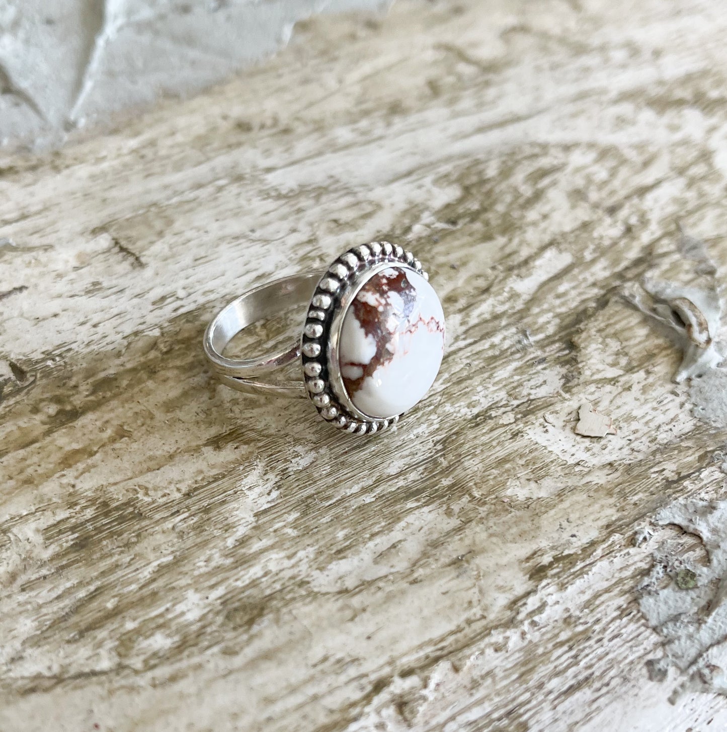 Wild Horse Jasper Sterling Silver Ring