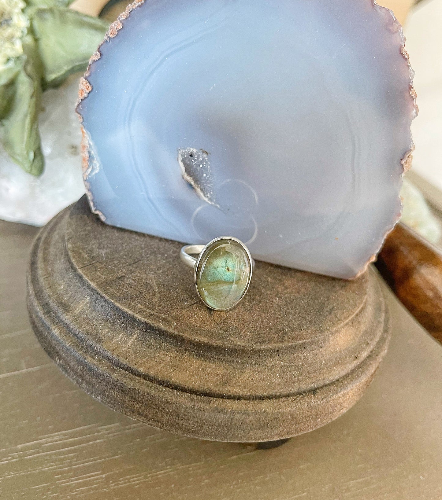 Labradorite Sterling Silver Ring