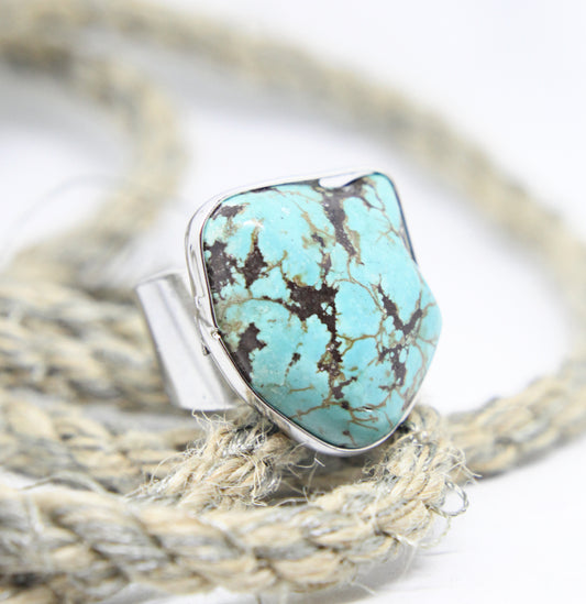 Gypsy Boho Turquoise Ring