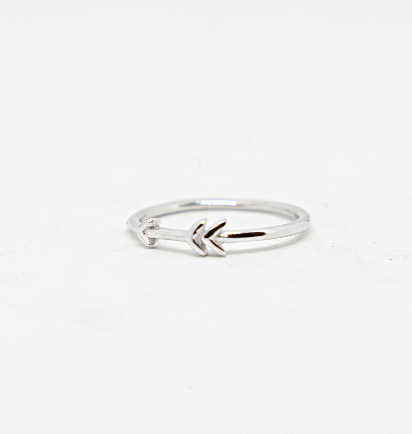 Sterling Silver Dainty Arrow Ring