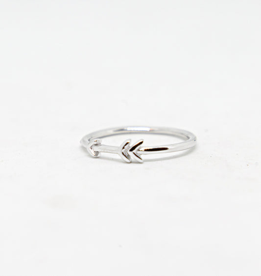 Sterling Silver Dainty Arrow Ring