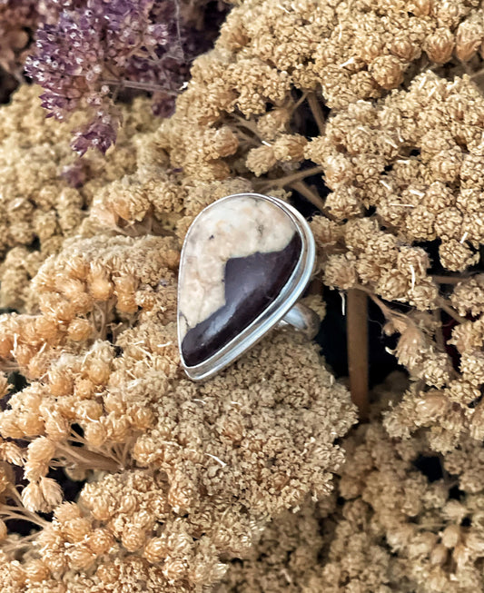 Coffee Bean Jasper Ring