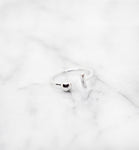 Sterling Silver Ball and Bar Ring