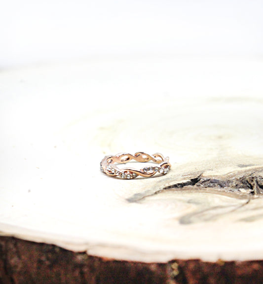 Rose Gold Twist Ring