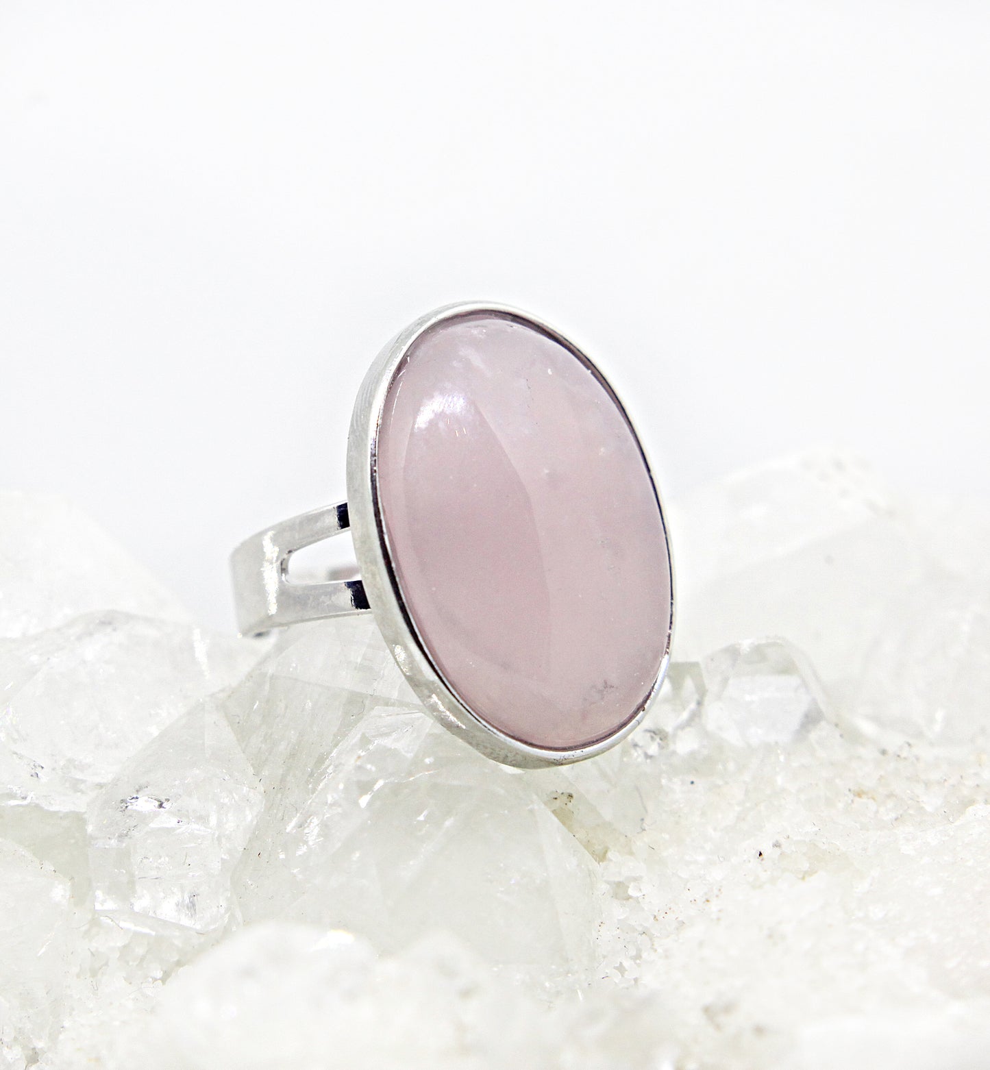 Vintage Antique Rose Quartz Ring