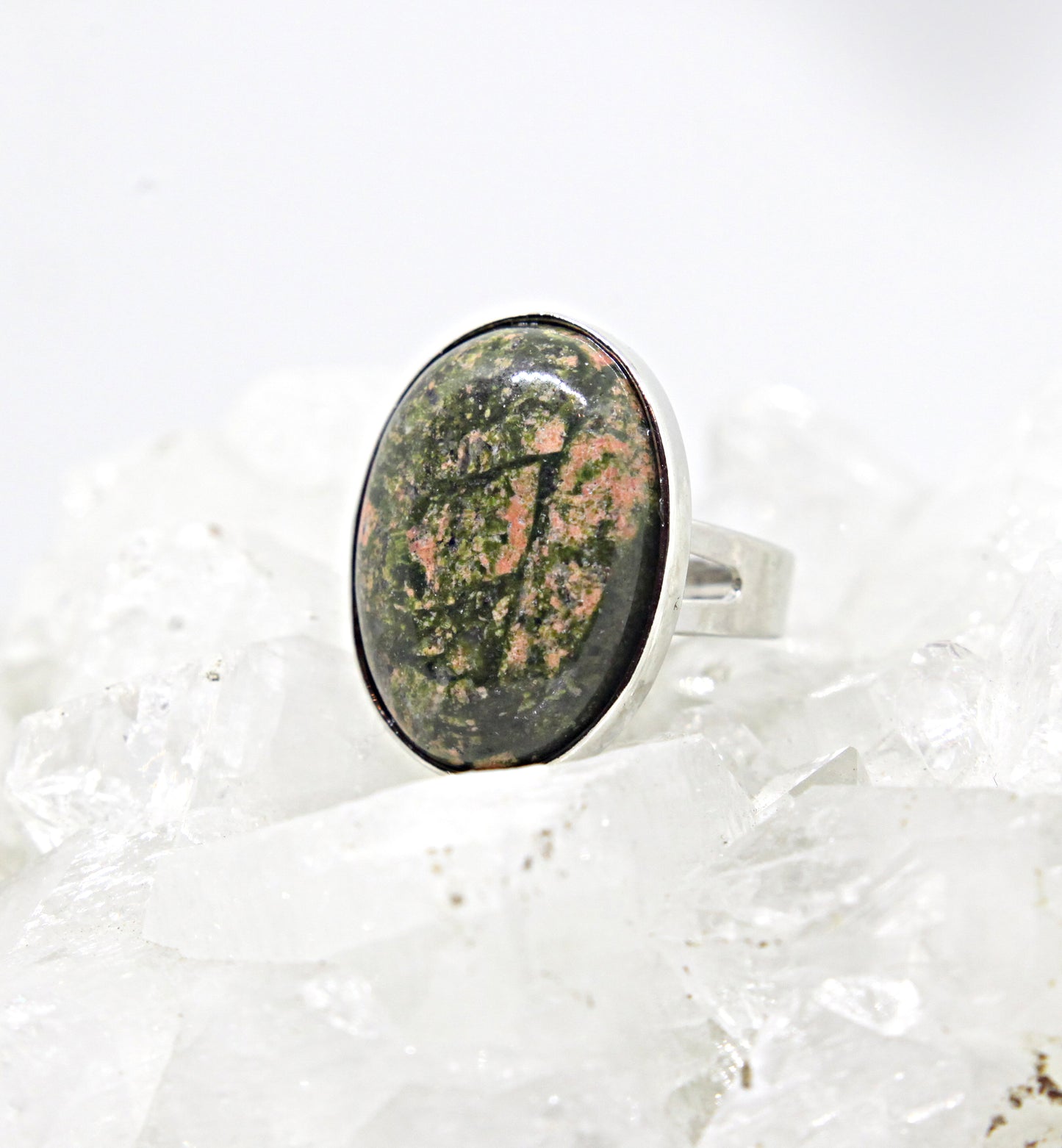 Unakite Vintage Ring