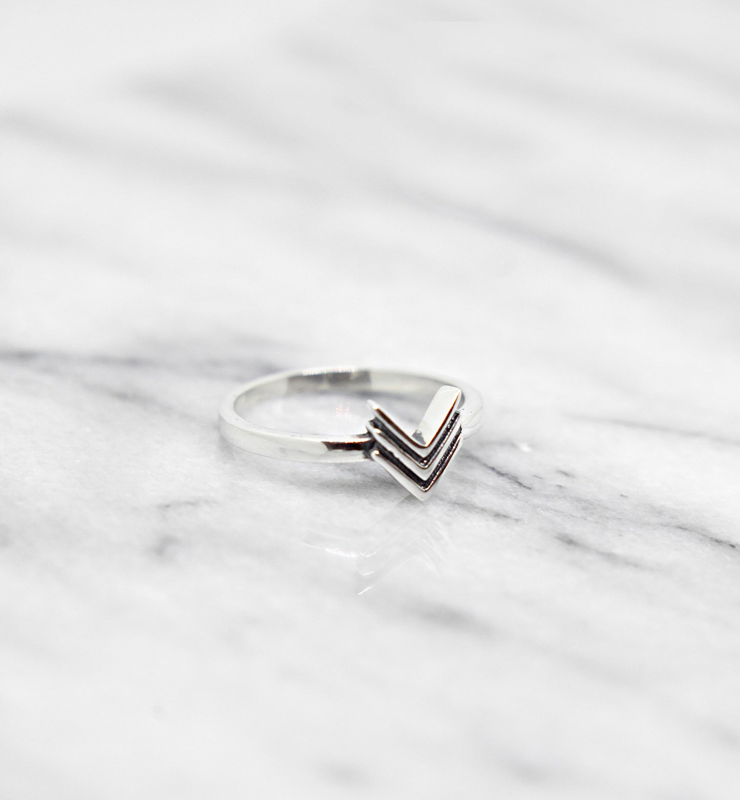 Sterling Silver Multiple Arrow Ring