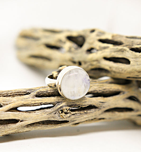 Sterling Silver Moonstone Ring