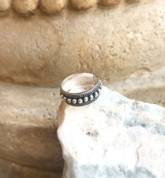 Sterling Silver Bali Design Ring