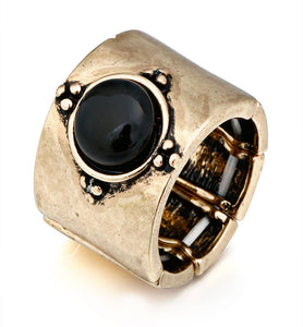 Thick Gold Vintage Statement Ring