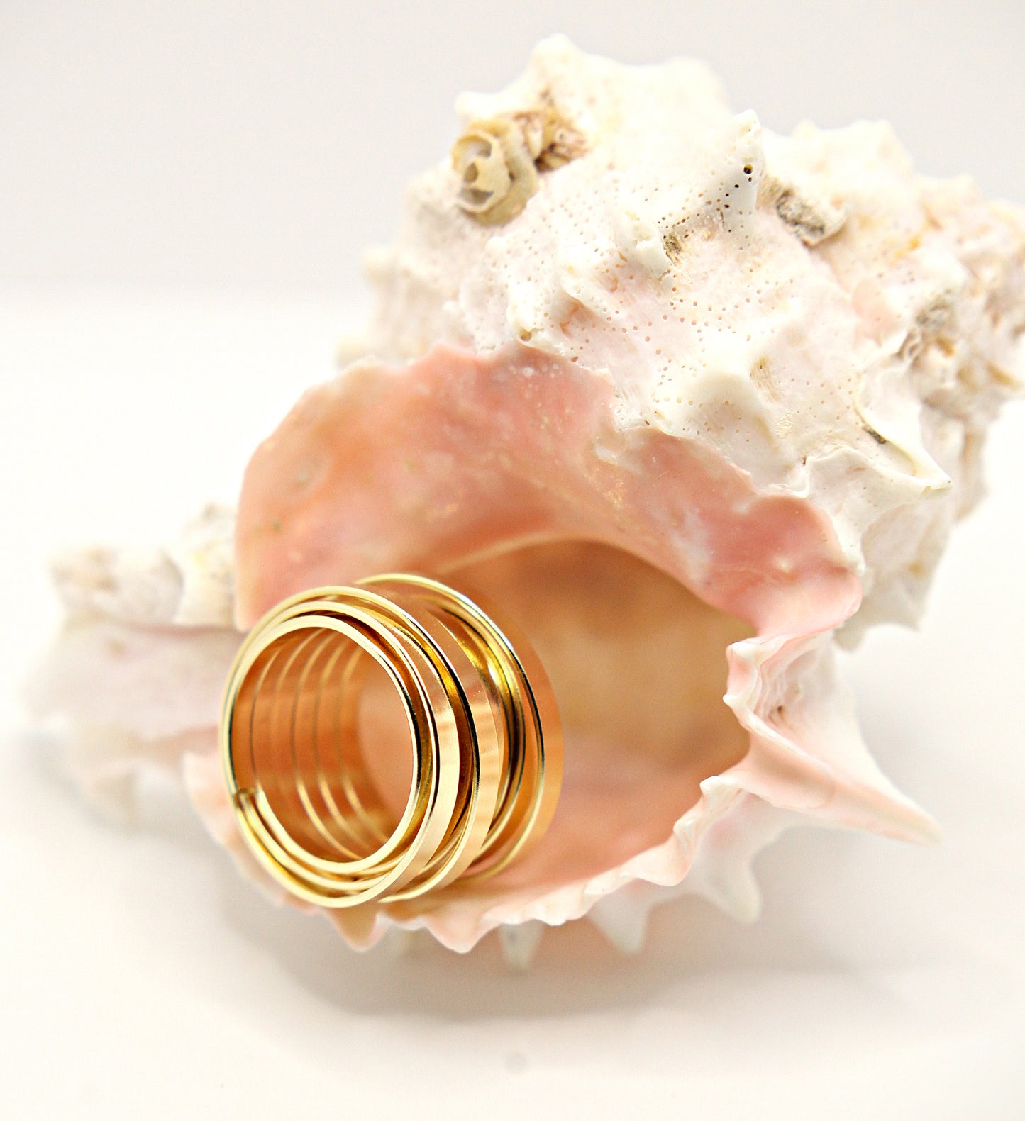 Layered Swirl Gold Ring