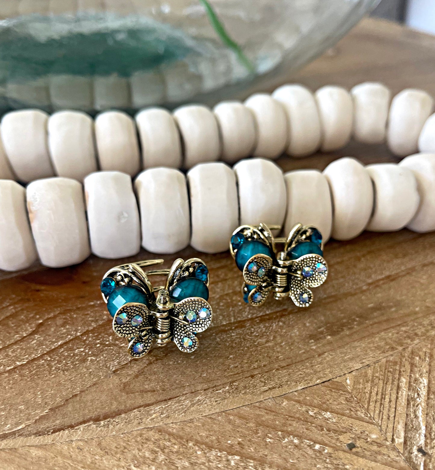 Retro Butterfly Mini Hair Clips