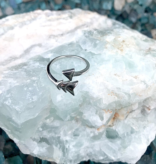 Sterling Silver Arrow Ring