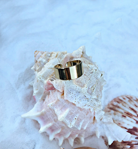 Adjustable Gold Band Ring