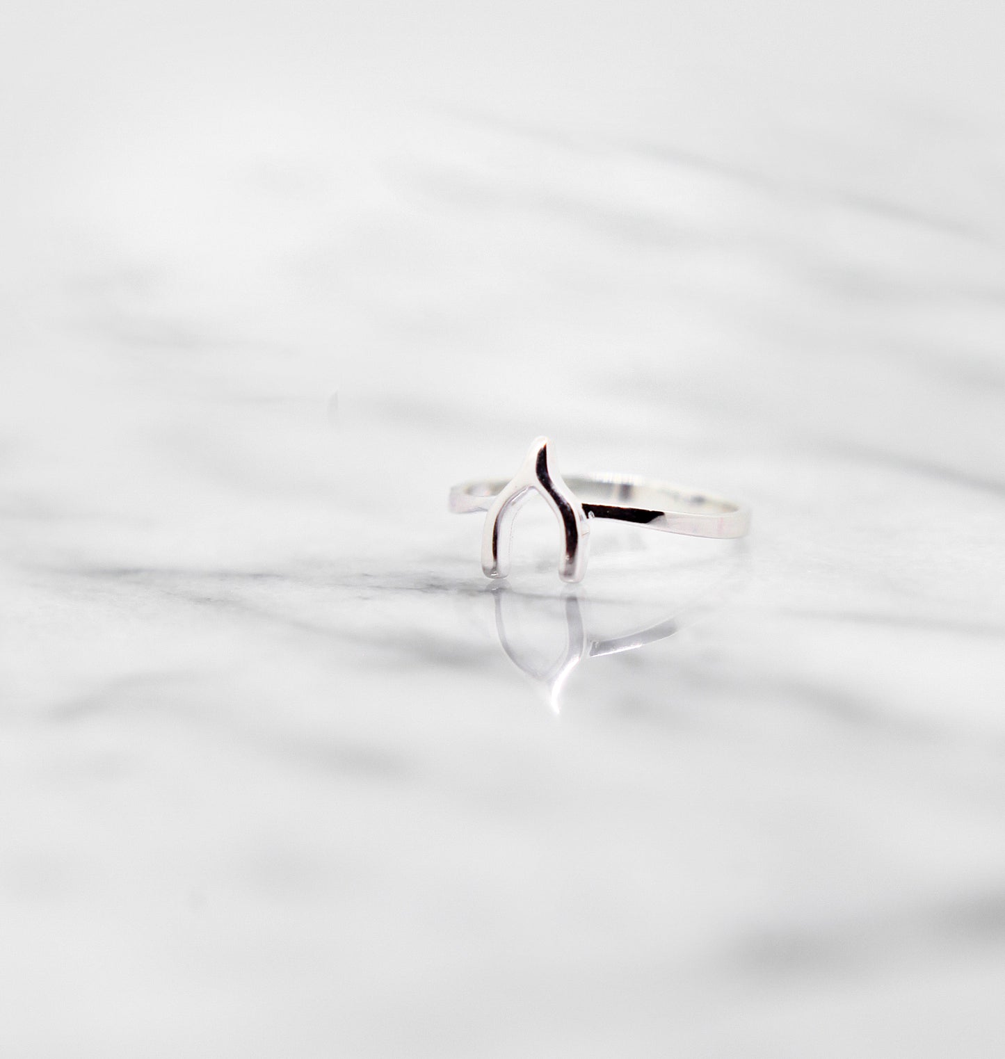 Sterling Silver Wishbone Ring